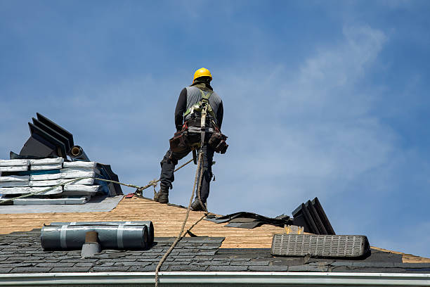 Professional Roof Installation technician working in Wallkill, NY